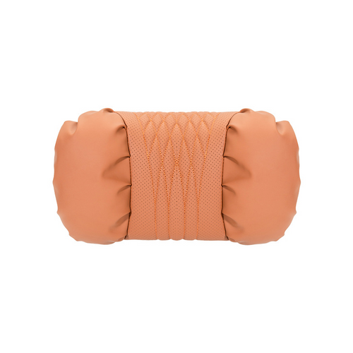 Leather Car Neck Pillow & Lumbar Support Cushion Set