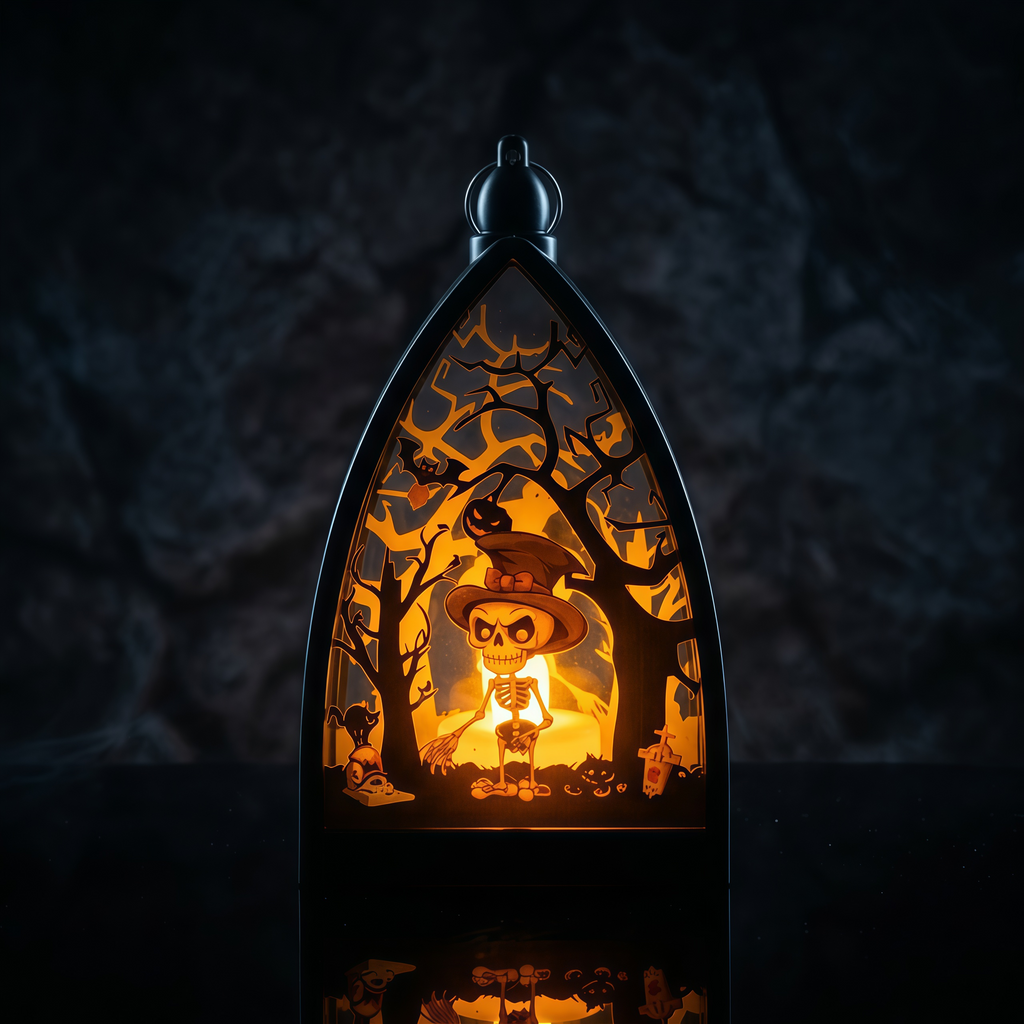 Halloween LED Pumpkin Lantern | Flameless Candle Decor