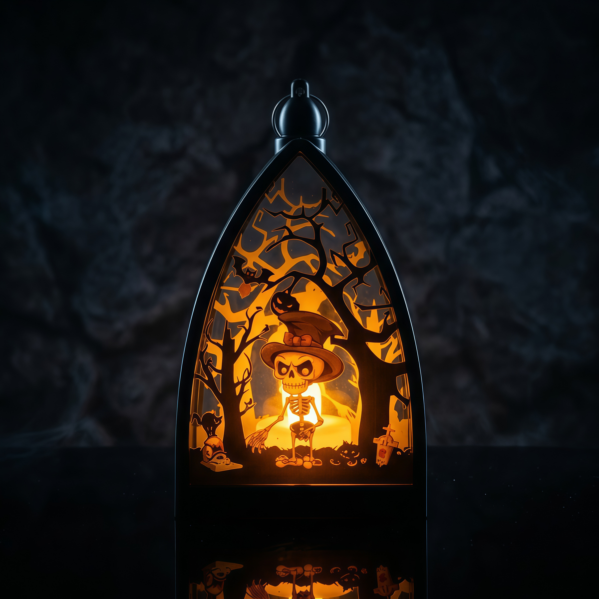Halloween LED Pumpkin Lantern | Flameless Candle Decor