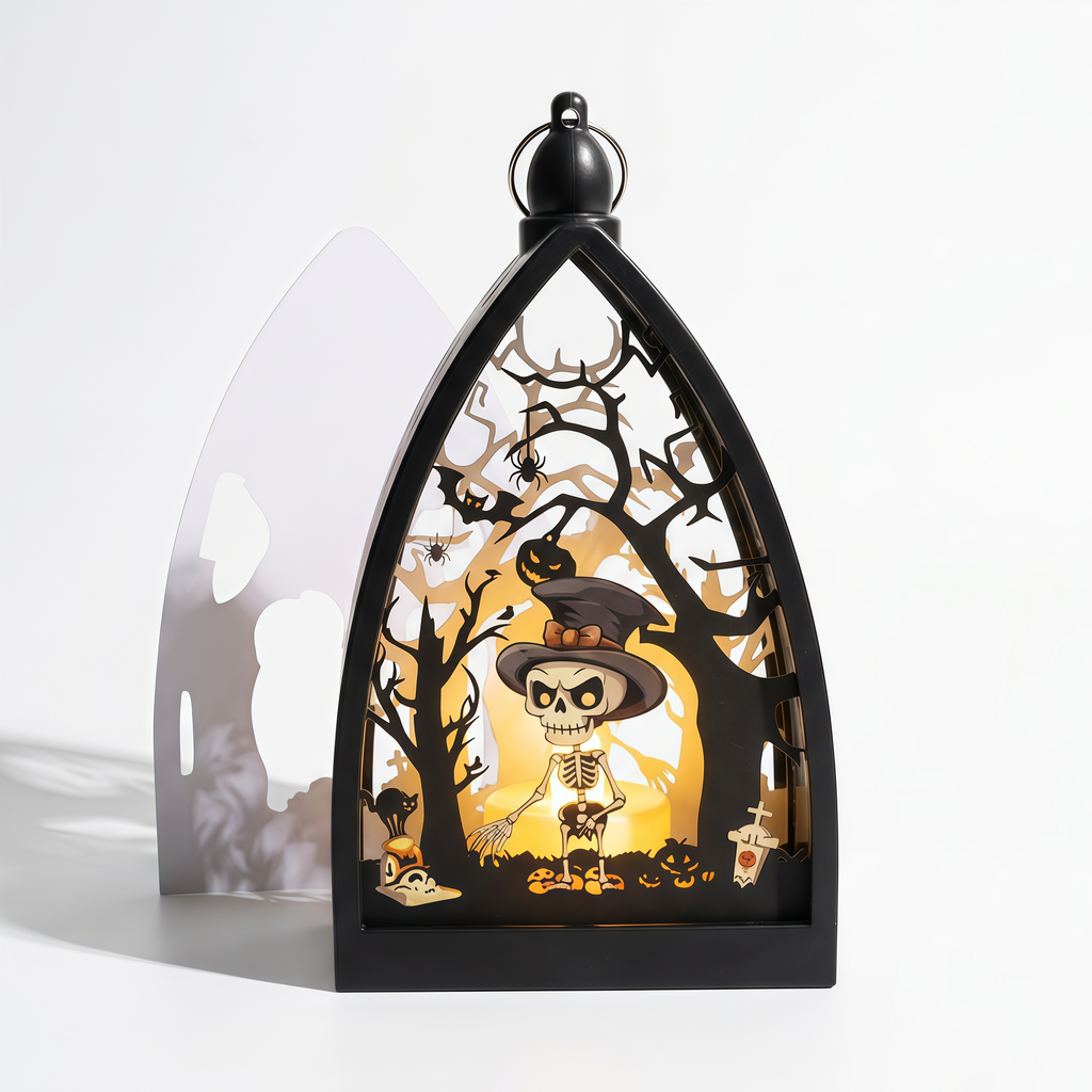 Halloween LED Pumpkin Lantern | Flameless Candle Decor