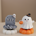 Halloween Tabletop Decor | Rotating Resin Figurines