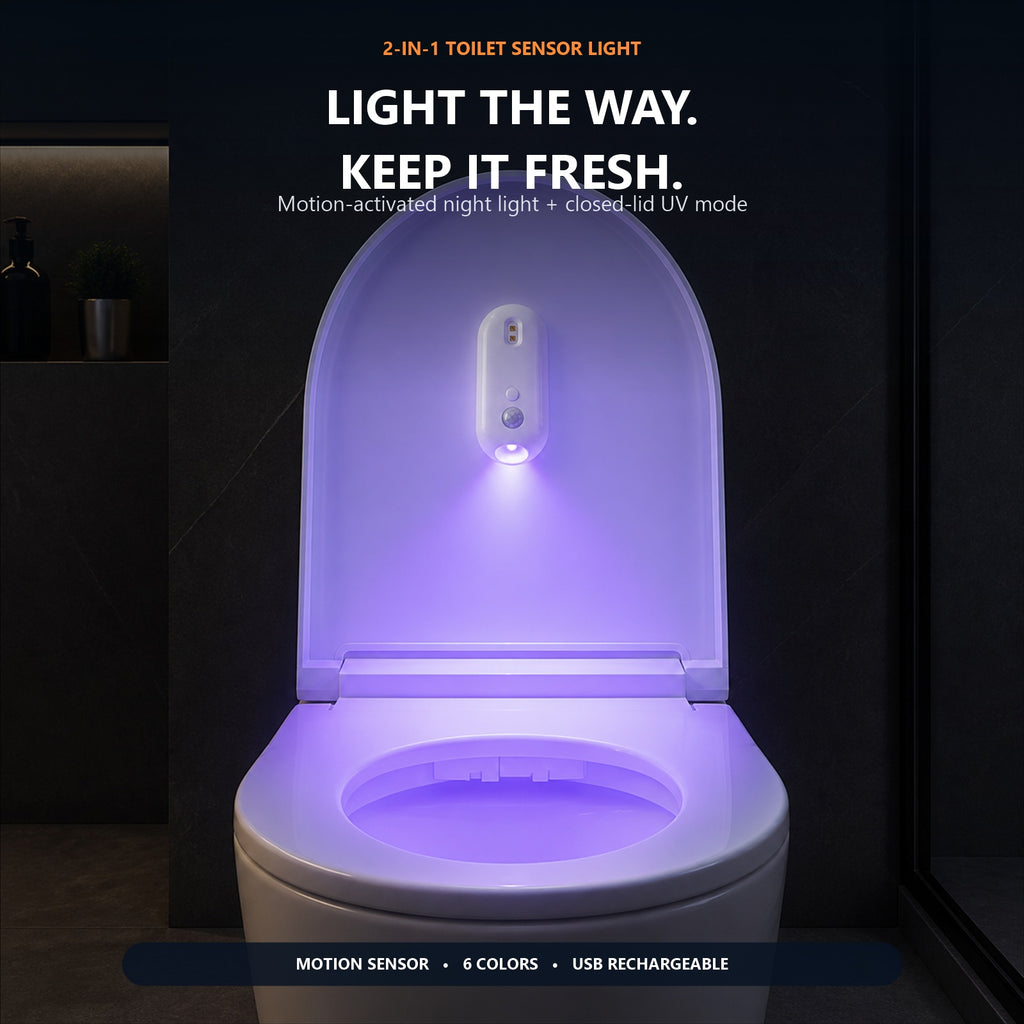 Toilet UV Sanitizing & Motion Sensor Night Light