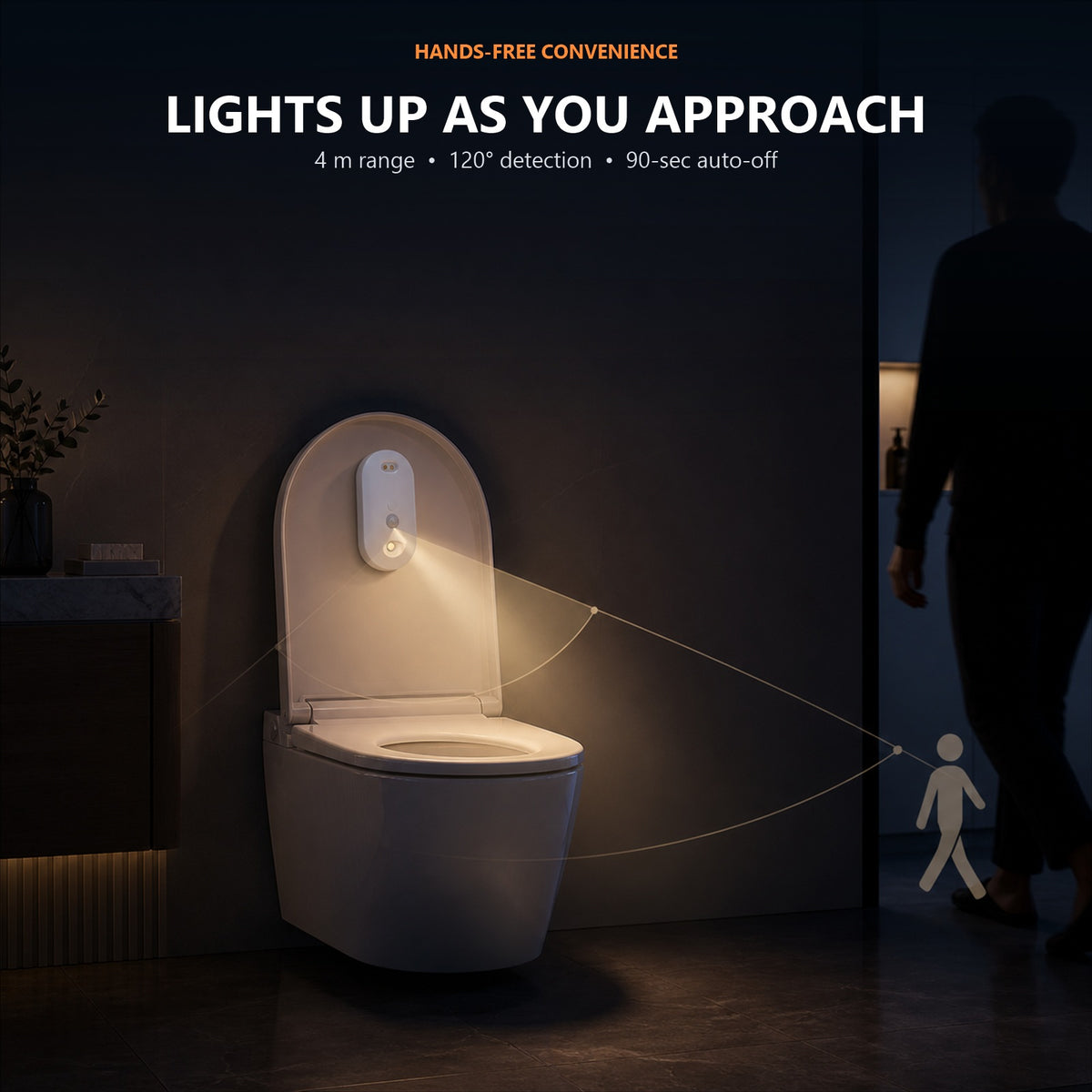 Toilet UV Sanitizing & Motion Sensor Night Light