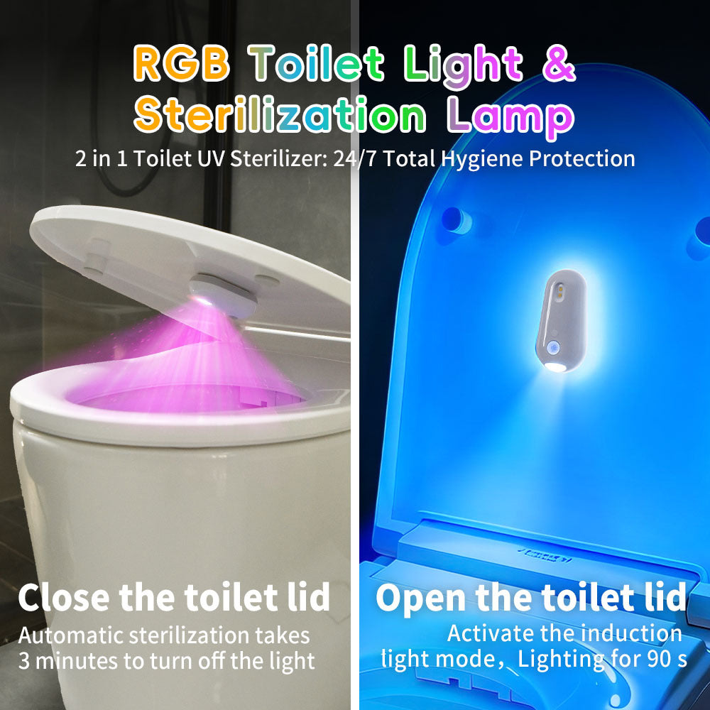 Toilet UV Sanitizing & Motion Sensor Night Light